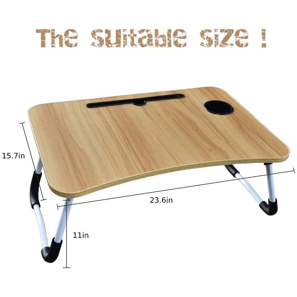 Foldable Table Lazy Bed Wooden Desk