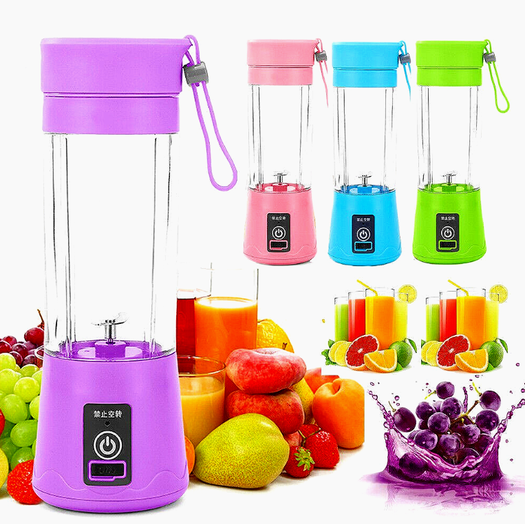 Portable Electric Juice Blender- Rechargeable USB Household Fruit Juicer