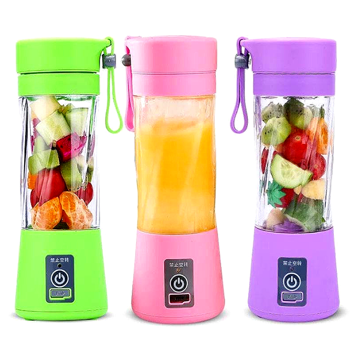 Portable Electric Juice Blender- Rechargeable USB Household Fruit Juicer