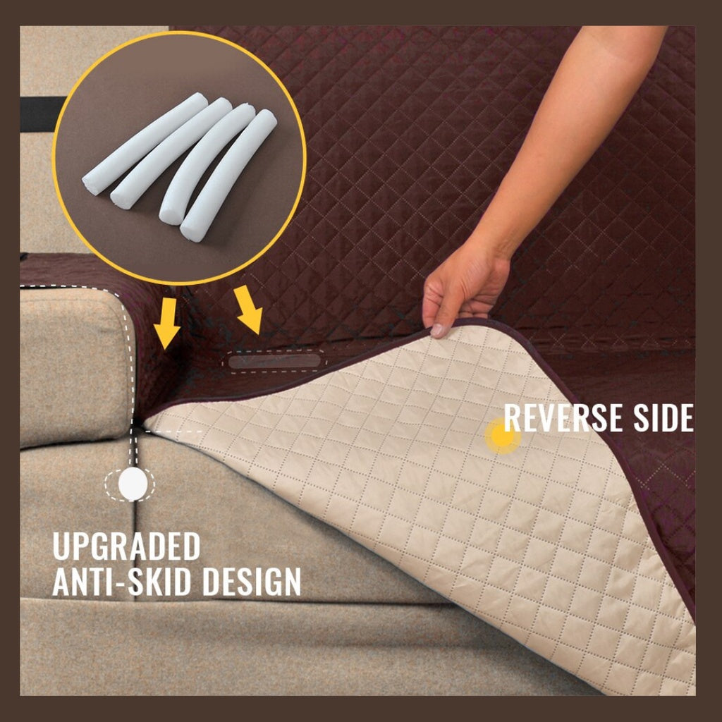 Reversible Sofa Cover - Stain-free Couch Coat Slip Covers