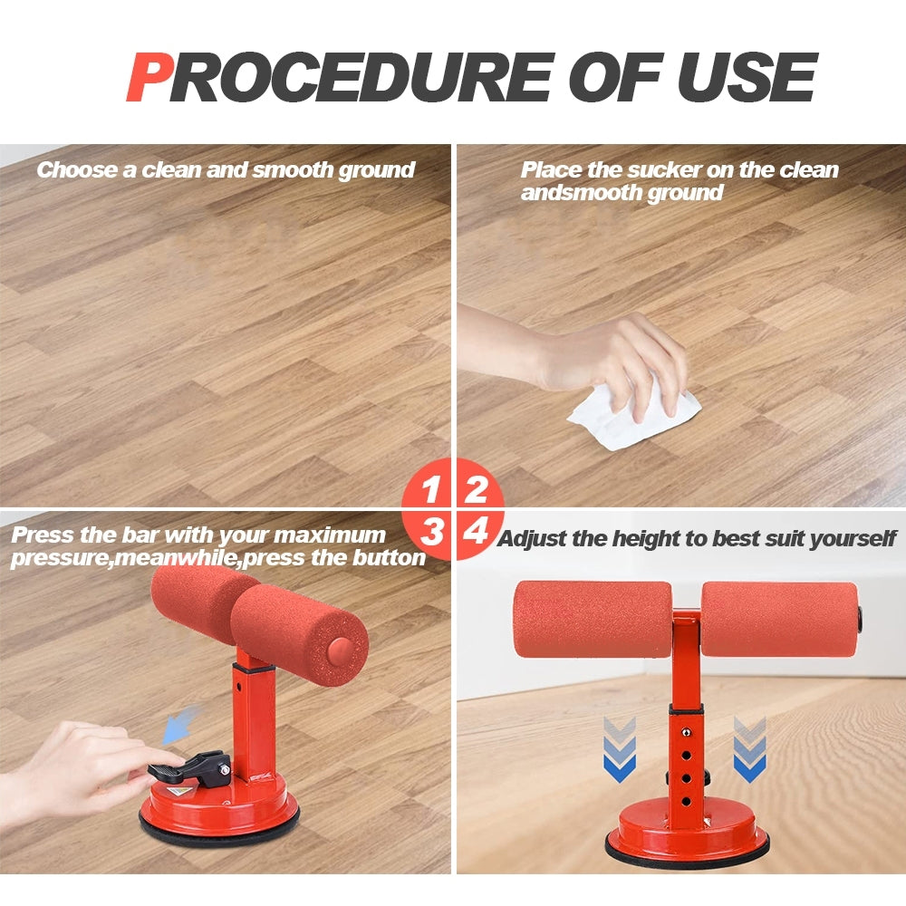 Multifunction Waist Abdomen Machine Sit Up Exercise Equipment - Reduce Waist and Abdomen Sit Up Bar Stand Tool