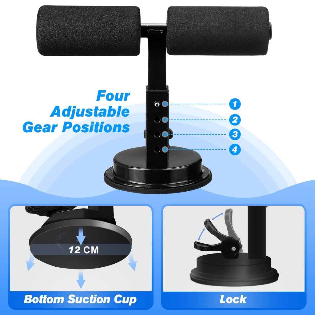 Multifunction Waist Abdomen Machine Sit Up Exercise Equipment - Reduce Waist and Abdomen Sit Up Bar Stand Tool