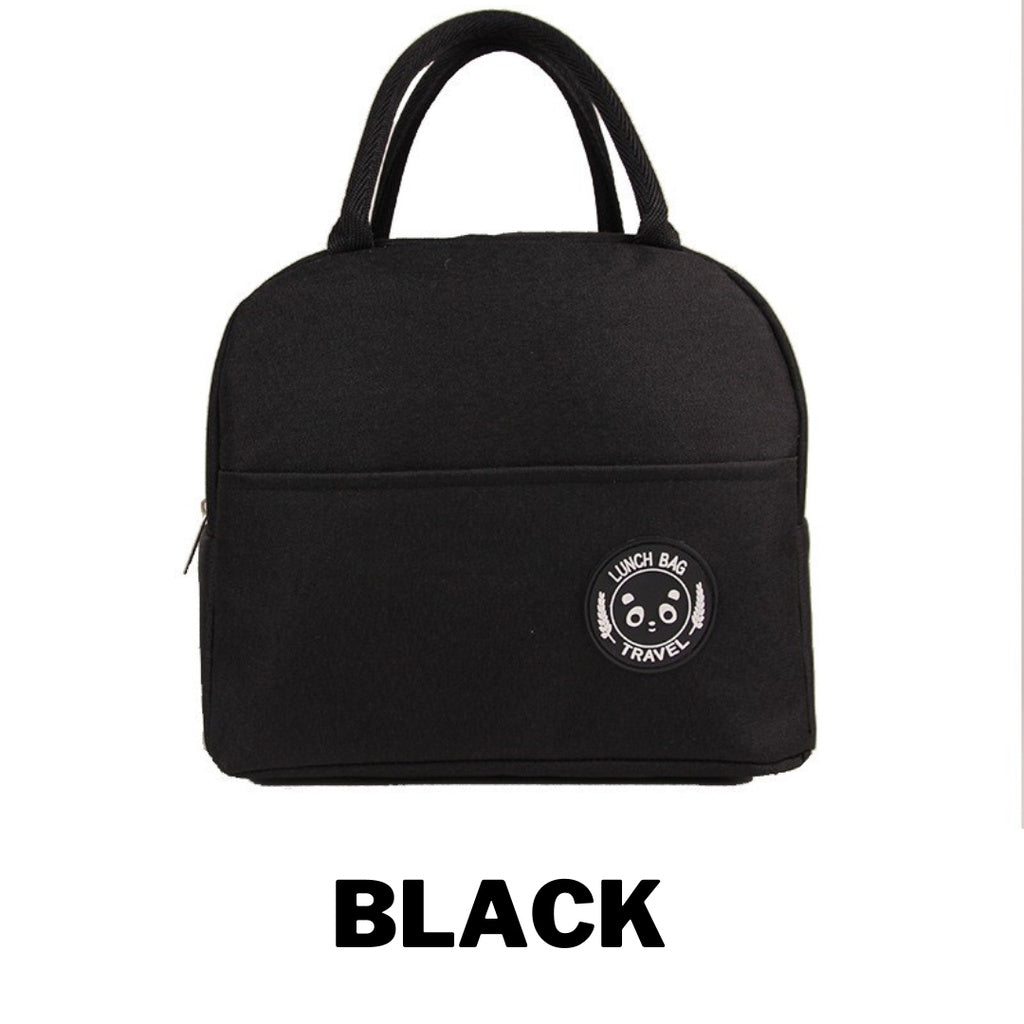 Portable thermal Insulation HOT-COLD Lunch Bag Canvas Bags Fresh Handbag Insulated