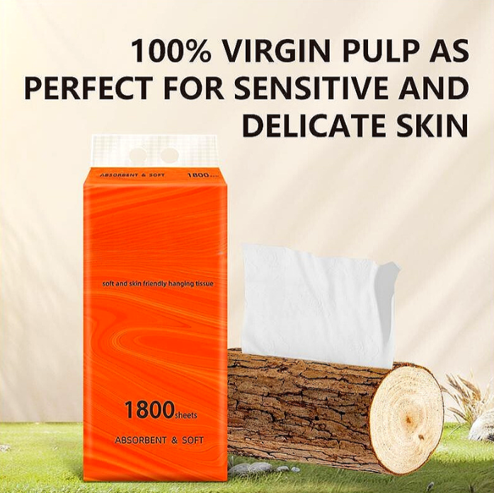 "BIGGEST HANGING TISSUE BUY1 TAKE1 (HANGING TISSUE) 1800 SHEETS 4 PLY Free hook RANDOM BRAND"